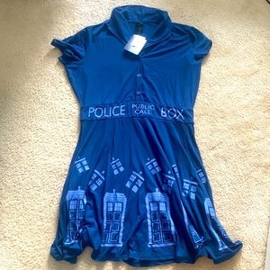 PLUS SIZE Doctor Who Tardis Dress